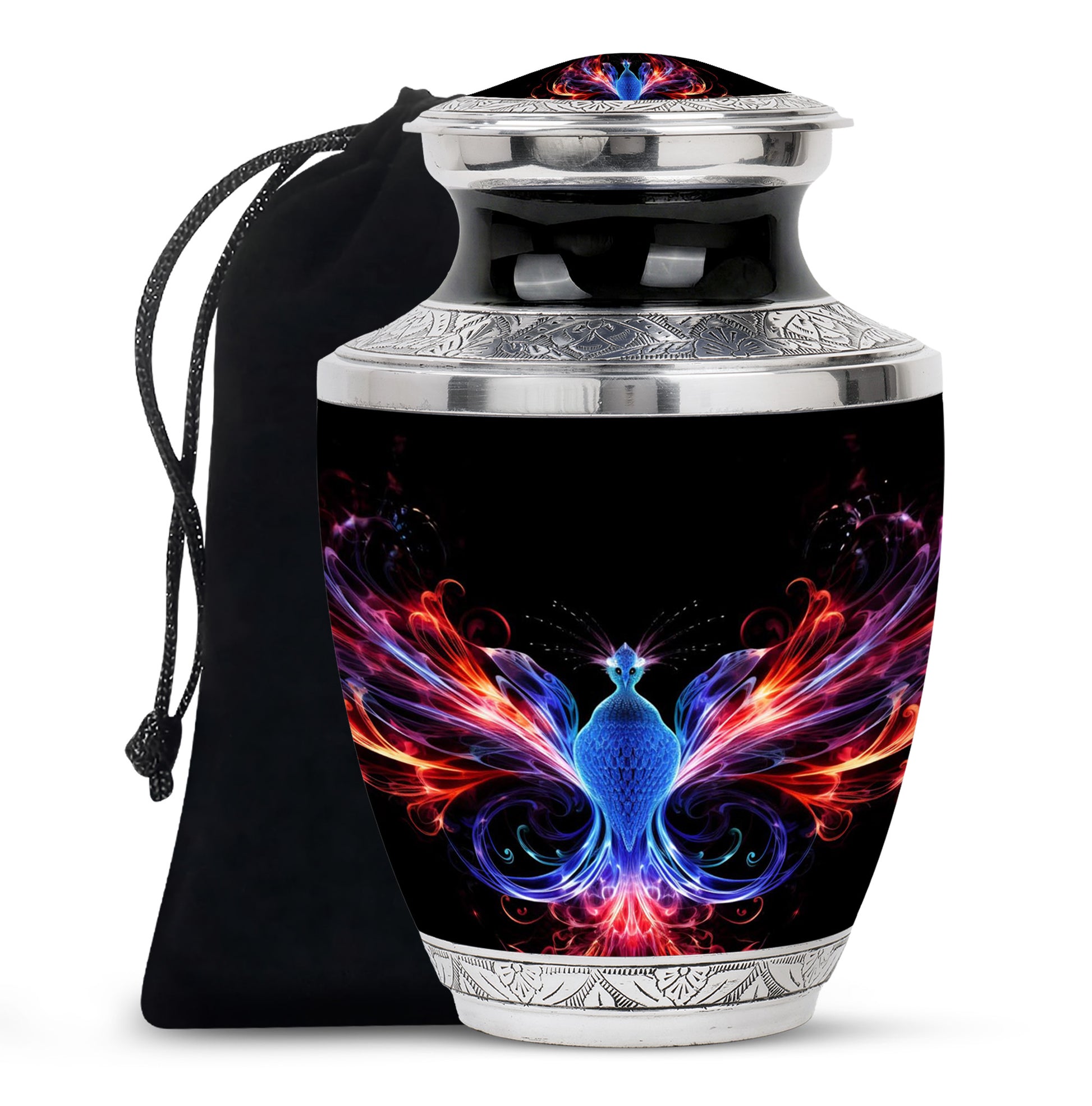 Elegant Phoenix Urn - Burial and Funeral Urns for Adult Human Ashes