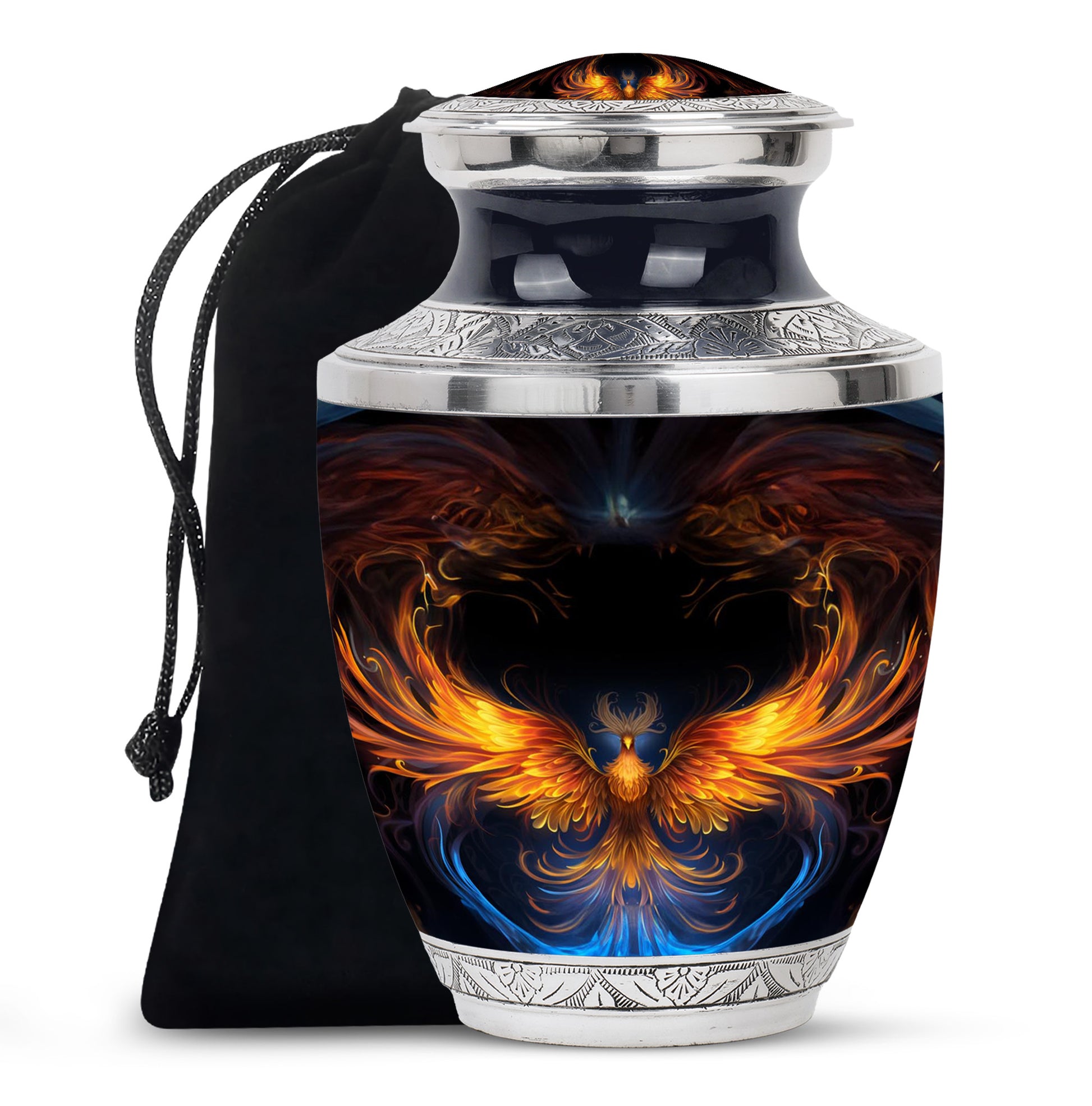 Phoenix Metal Cremation Urn - For loved ones