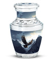 Large 3-inch Classic Flying Eagle Urn for Human Ashes.