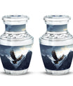 Large 3-inch Classic Flying Eagle Urn for Human Ashes.