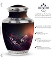 3 Inch Flying Eagle Urn made of Aluminium for Ashes,