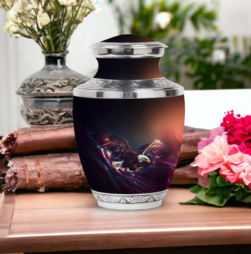 10 inch large Urn with 1 Keepsake 3 Inch Urn