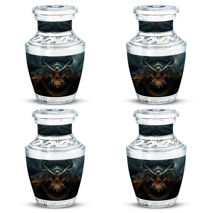 Large classic urn with an eagle design for human ashes.