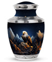 Large eagle memorial urn in classic design for ashes