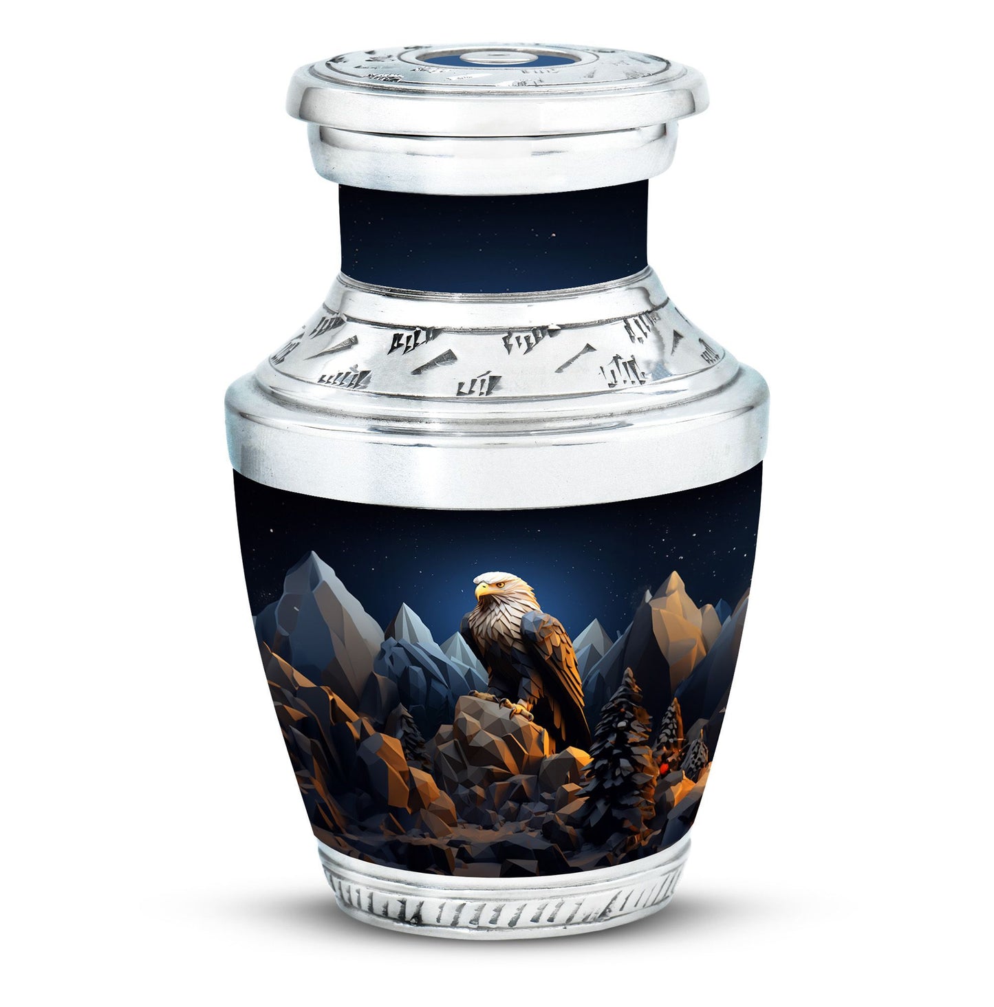 Large eagle memorial urn in classic design for ashes