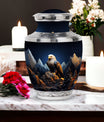 Large eagle memorial urn in classic design for ashes