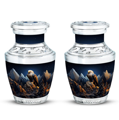 Large eagle memorial urn in classic design for ashes