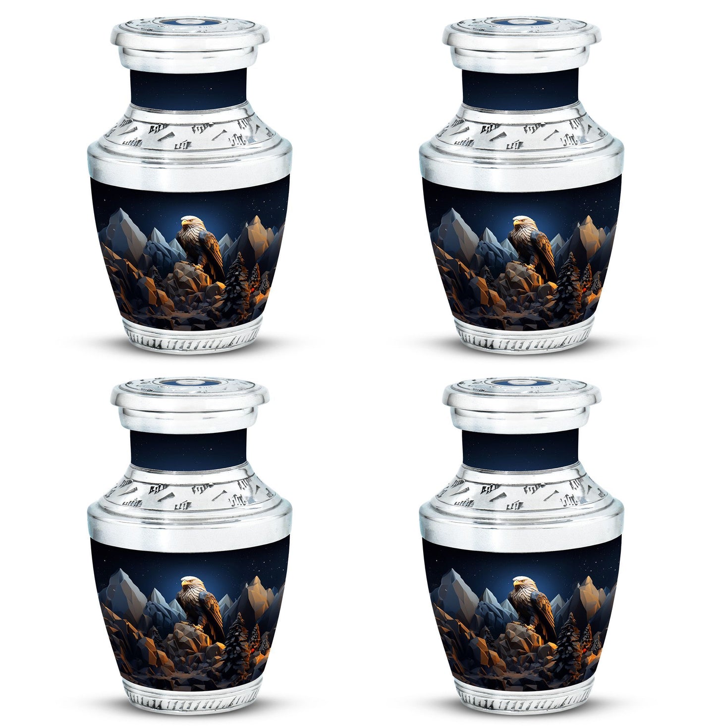 Large eagle memorial urn in classic design for ashes