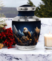 Large eagle memorial urn in classic design for ashes
