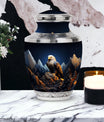 Large eagle memorial urn in classic design for ashes