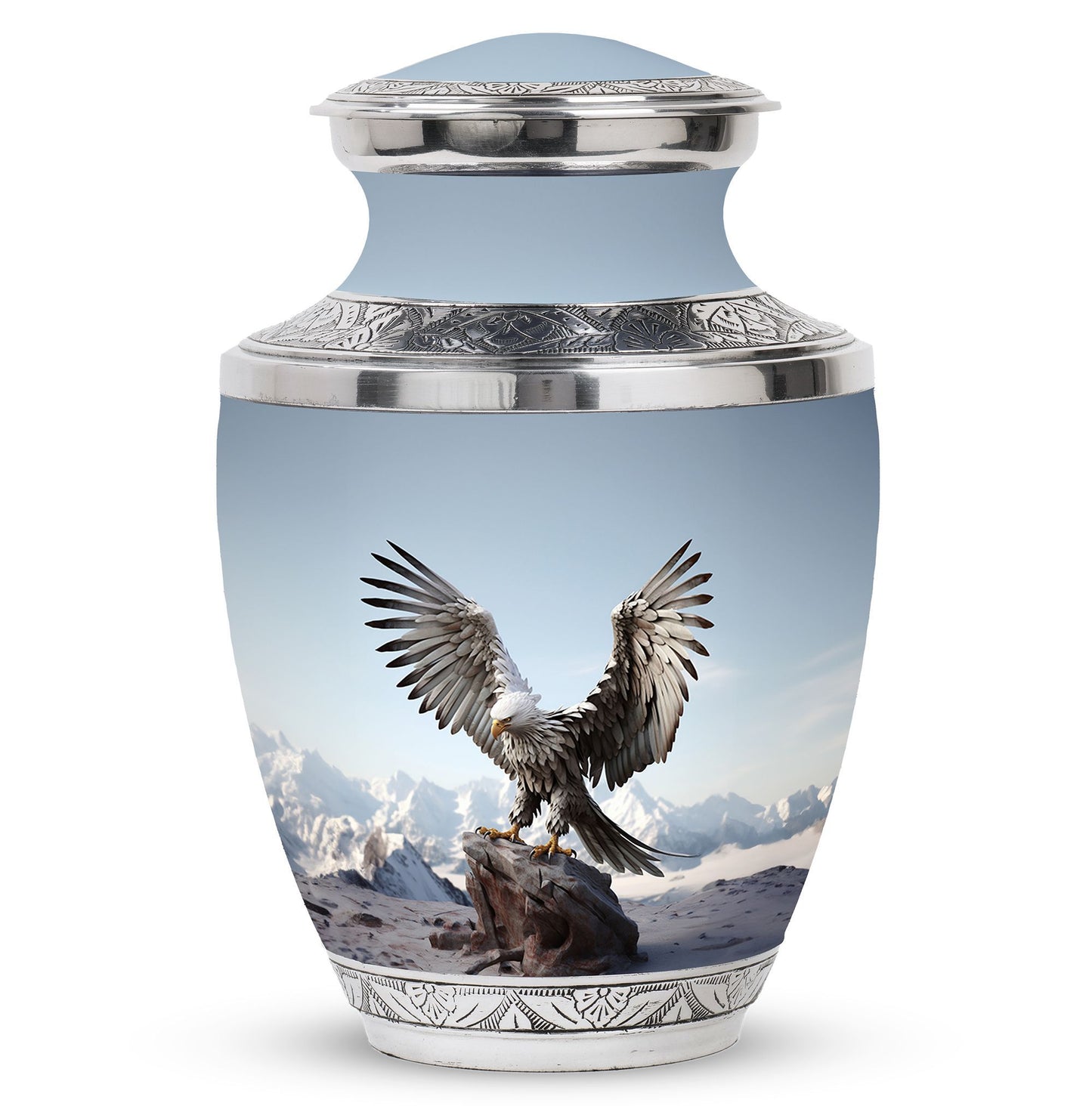 Classic 3 Inch Eagle Design Cremation Urn
