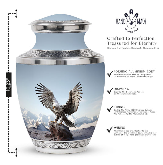 Classic 3 Inch Eagle Design Cremation Urn