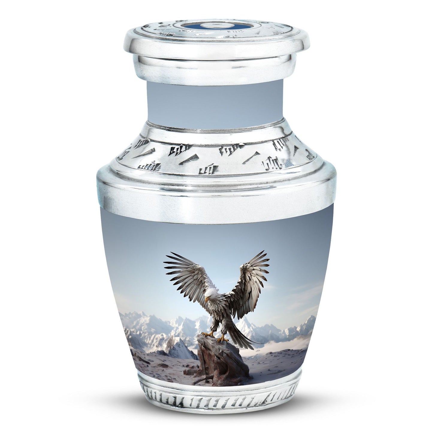 Classic 3 Inch Eagle Design Cremation Urn