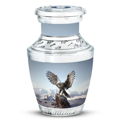 Classic 3 Inch Eagle Design Cremation Urn