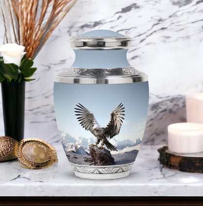 Classic 3 Inch Eagle Design Cremation Urn