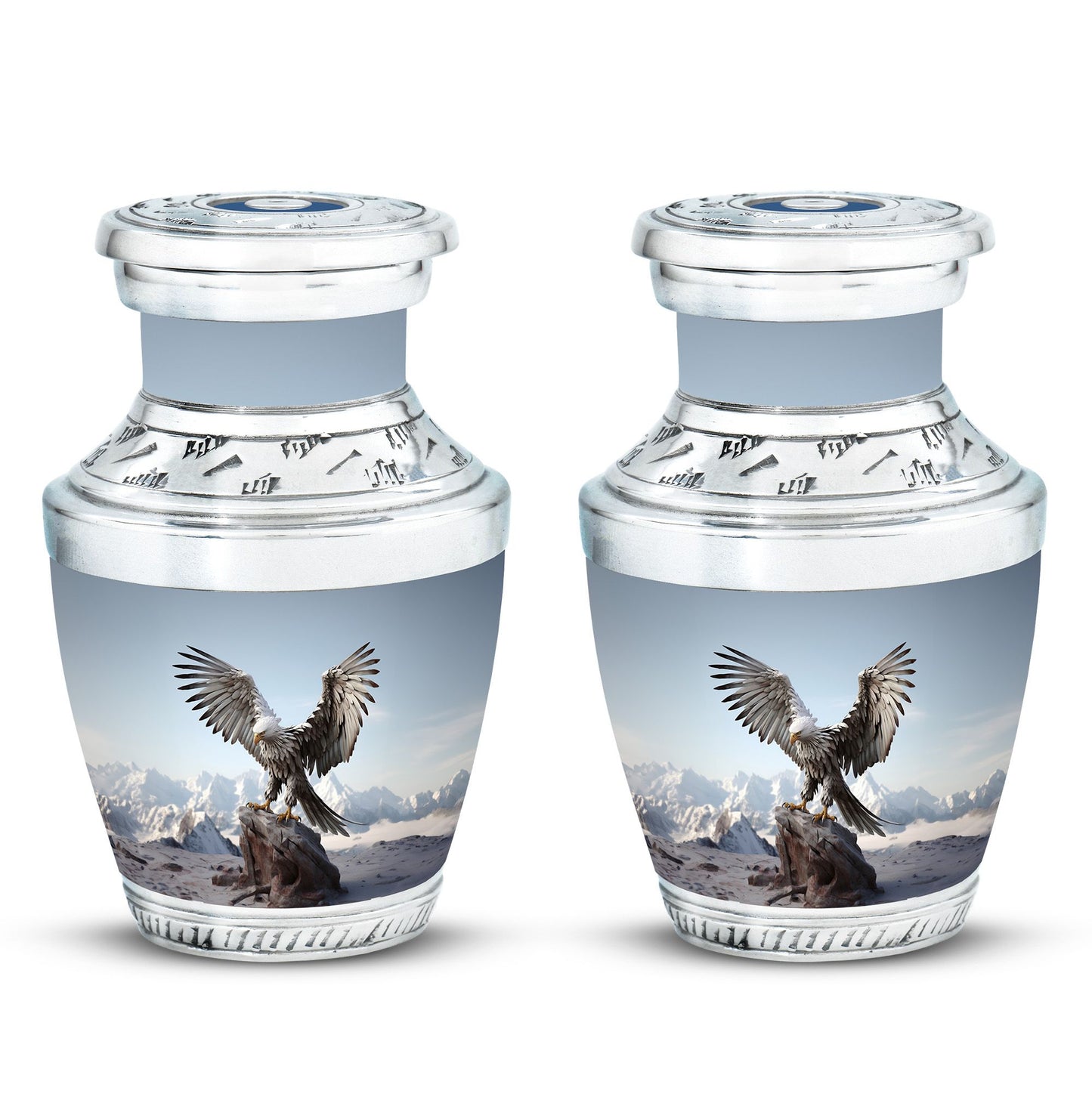 Classic 3 Inch Eagle Design Cremation Urn