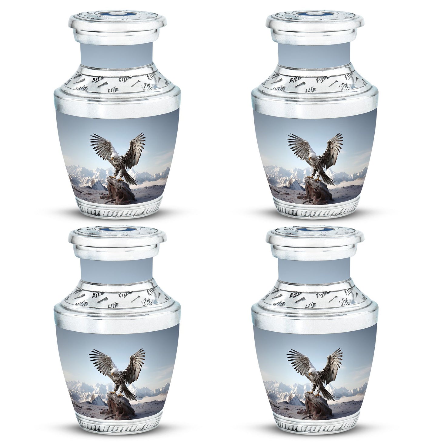 Classic 3 Inch Eagle Design Cremation Urn