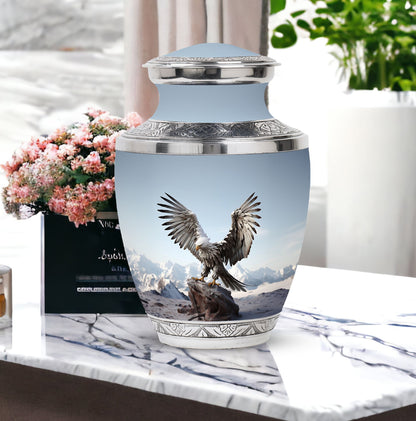 Classic 3 Inch Eagle Design Cremation Urn