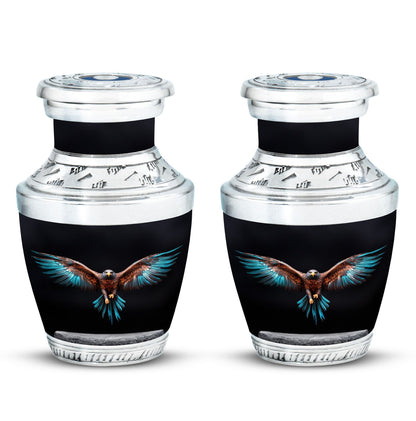 3-inch classic Eagle Spreading Wings Cremation Urn.