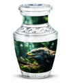 3-Inch Eagle Memorial Urn, Custom Aluminium Large Urn.