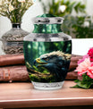 3-Inch Eagle Memorial Urn, Custom Aluminium Large Urn.