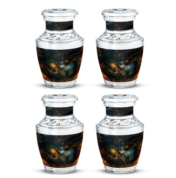 4 Keepsake 3 inch Urns