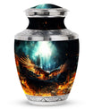 Large classic design aluminium Eagle Urn for human ashes