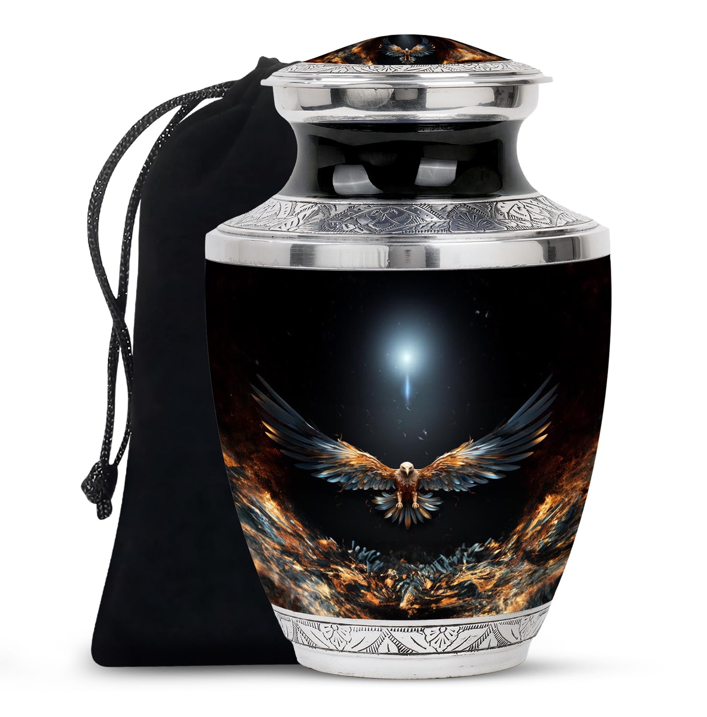 Phoenix Elegant Cremation Urn- Memorial For Male & Female