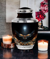 Classic Eagle Urn, Aluminium made large Funeral Urn