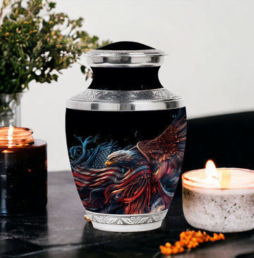 Large Urn with 4 Small Urn