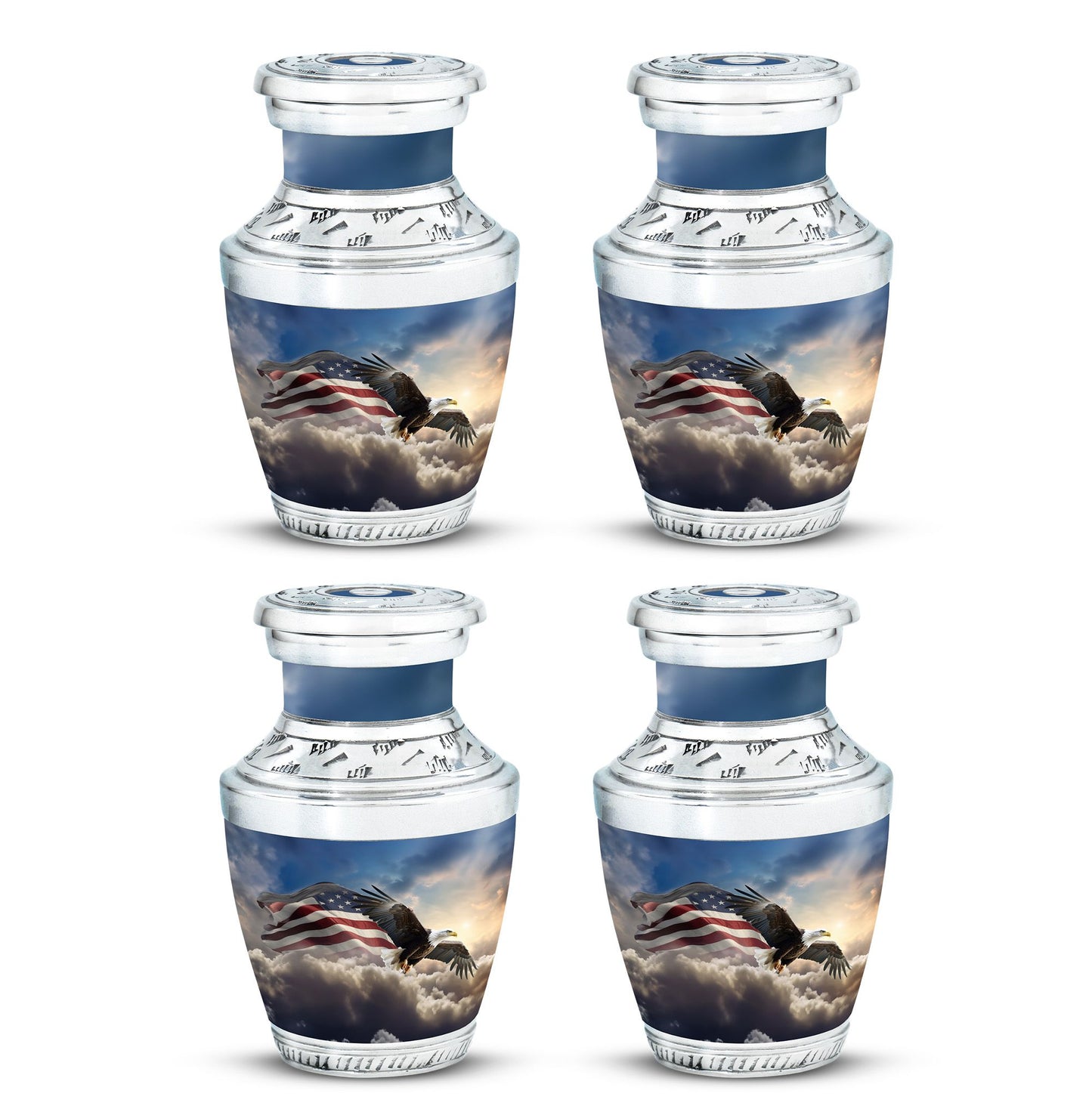 Classic 3 inch Eagle Memorial Urn for ashes.