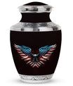 Classic 3-inch eagle urn for human ashes.