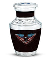 Classic 3-inch eagle urn for human ashes.