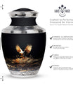 3-inch Classic Eagle Cremation Urn in Aluminium.