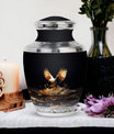 3-inch Classic Eagle Cremation Urn in Aluminium.