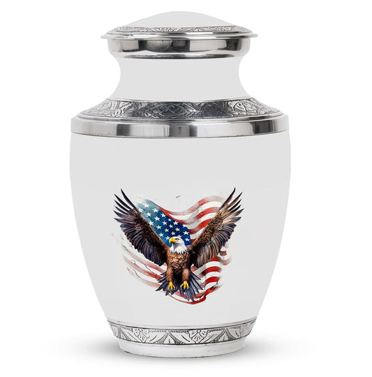 Large Classic Eagle Urn of 10-inch height.