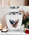 Large Classic Eagle Urn of 10-inch height.