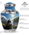 Elegant 3-inch Eagle Cremation Urn
