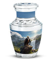 Elegant 3-inch Eagle Cremation Urn