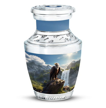 Elegant 3-inch Eagle Cremation Urn