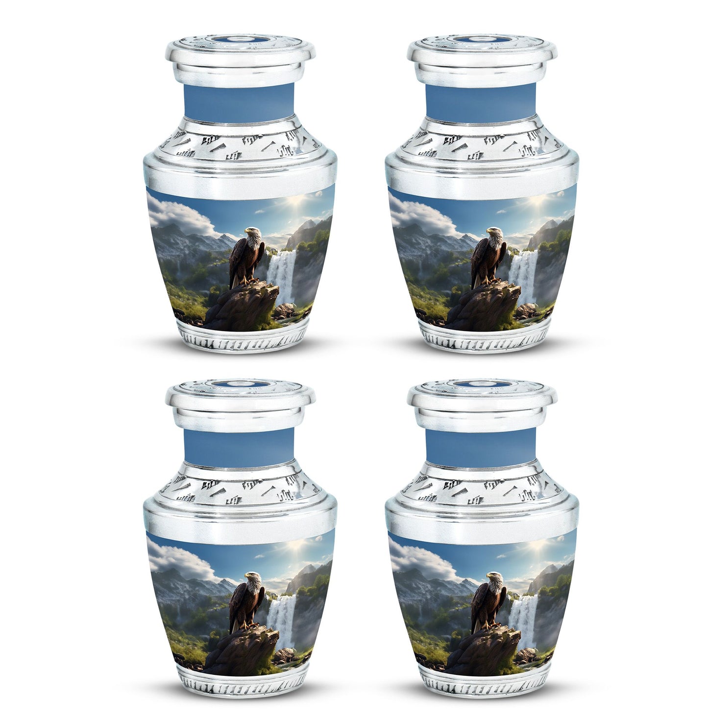 Elegant 3-inch Eagle Cremation Urn