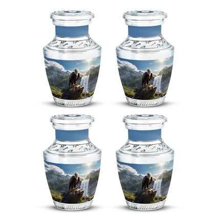 Elegant 3-inch Eagle Cremation Urn