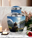 Elegant 3-inch Eagle Cremation Urn