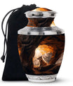 Wolf Adult Cremation Urns – Autumn Forest Cave Urns For Adult Male Ashes