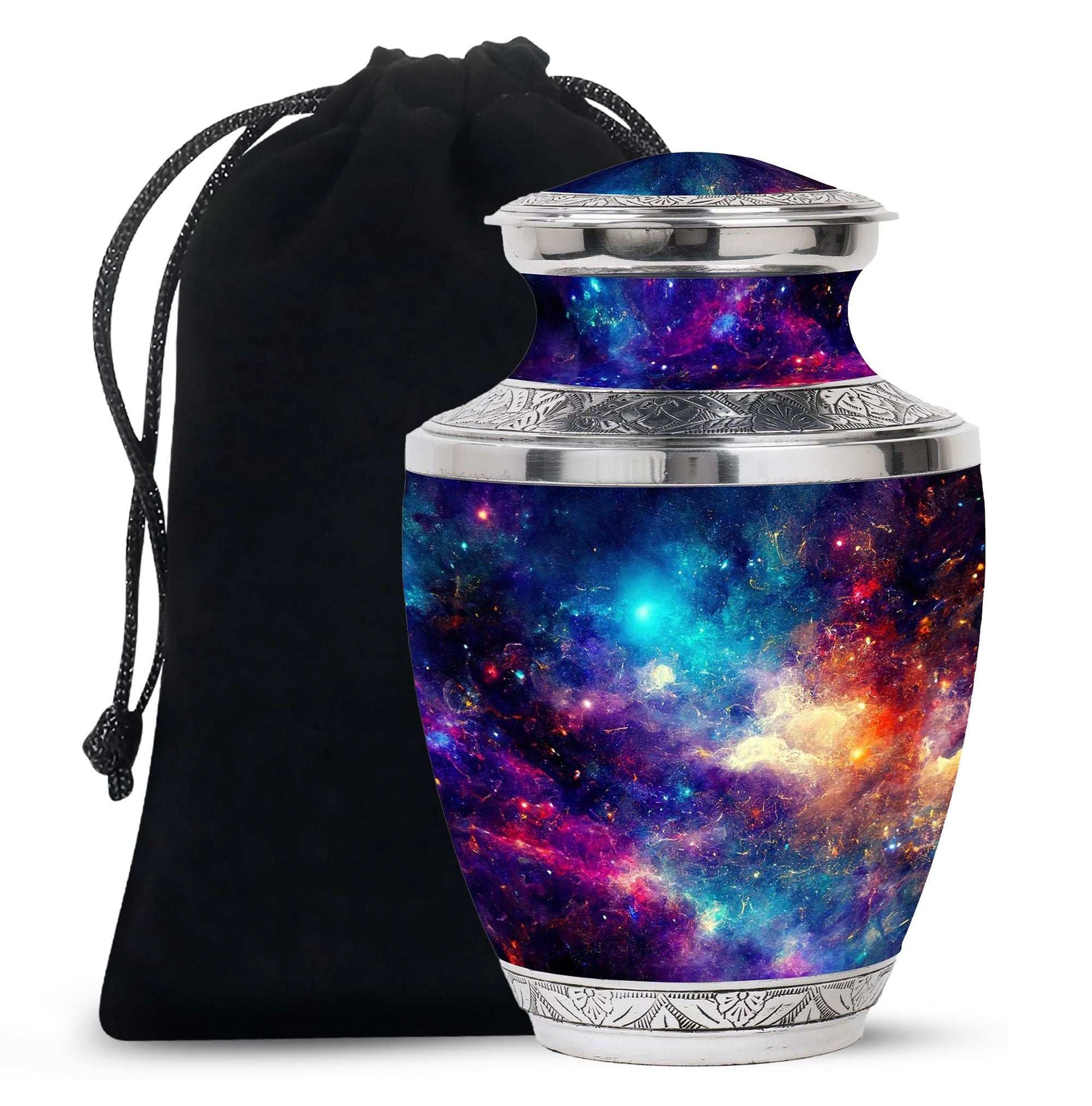 Galaxy Cremation Urn for Ashes – Cosmic Memorial Keepsake Urns For Women