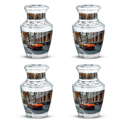  Car Urn 3 Inch Keepsake Pack of 4