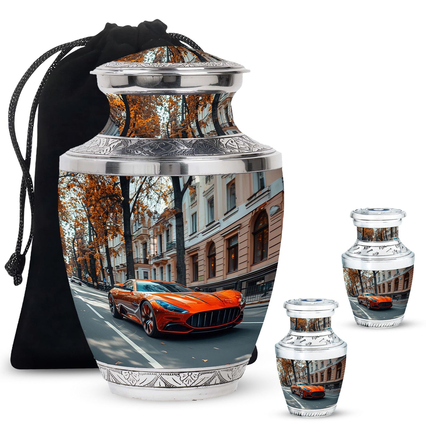  Car Urn Large Urn With 2 Keepsake Urn