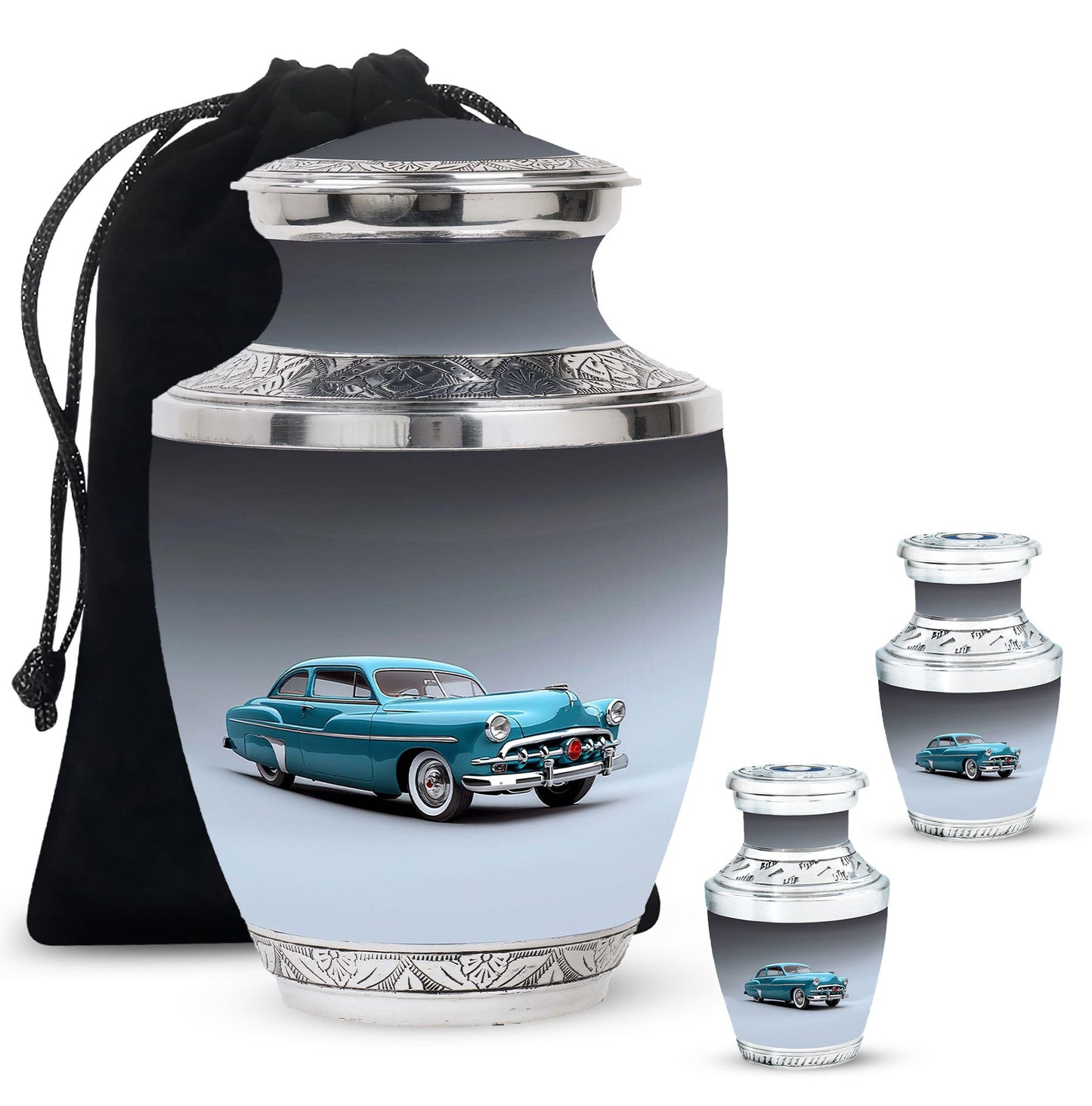  Car Urn Large Urn With 2 Keepsake Urn
