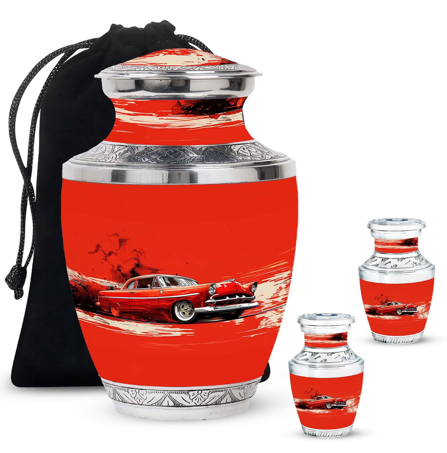  Car Urn Large Urn With 2 Keepsake Urn