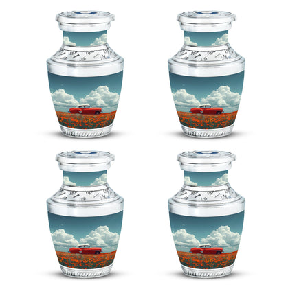 Car Urn 3 Inch Keepsake Pack of 4